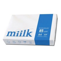 밀크 A4용지 85g 1권500매 A4 복사용지 복사지