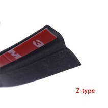PZ D 타입 차량용 도어 웨더 스트리핑 고무 링 스트립 방음 4 미터 링링, 02 Type Z 4M