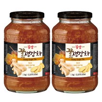 꽃샘 꿀 생강차 1kg 2개