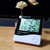 디지털 온습도계 HTC-1 온도계 습도계 탁상시계 습도, 1, 디지털 온습도계(HTC-1)