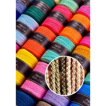 3.0mm 500g 소프트 폴리에스터 텍스쳐 코드 뜨개실 재료 네트백실 부드러운 여름실, No.47
