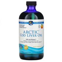 (유통 23/5) 노르딕내추럴스 대구간유 Arctic Cod Liver Oil 1060mg 오렌지맛 16oz