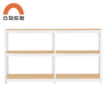 맞춤선반 대형선반 앵글 1600 x 400 x 900 3단, A형 1000+600, 화이트