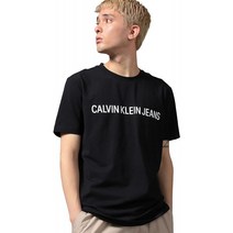 (캘빈 클라인)CALVIN KLEIN워드 마크로고 스키니T셔츠 J318045 M CKBLACKBEH T셔츠 니트통판