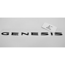 G80 제네시스 레터링 블랙 하이그로시 도색 전문, 3.3T, 1개