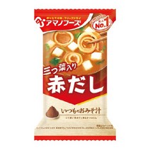 아마노푸드 건더기가 푸짐한 프리즈드라이 아카다시 미츠바(삽엽채) 된장국, 1개