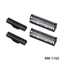 구렛나루 수염 km-1103 메쉬 블레이드 네트 오리지널 수염 면도 부품 용 1 세트 면도기 교체 블레이드 헤드 wahl 피날레 면도기에 적합, km-1102