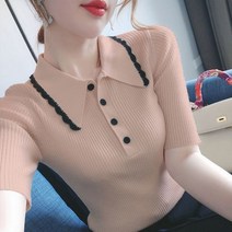 단추 플러스 크기 소매 셔츠 여름 캐주얼 풀오버 여성 블라우스