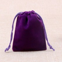 쥬얼리 웨딩용 드로스트링 벨벳 파우치 향 주머니 선물 가방 파티 구슬 보관 용기 도매 포장 10 개 2 사이즈, [02] Approx 9x12cm, [09] Purple