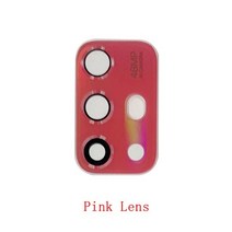 인터넷 방송 장비 1인 촬영 led 모토로라 모토 g20 카메라 프레임 수리 교체 있는, 2pcs 핑크 렌즈