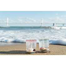 바다캔들 작은애 랜드마크프로젝트 부산을담다 젤캔들, 블랙체리(블루)