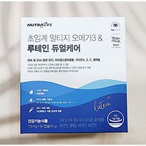 뉴트라라이프 초임계 알티지 오메가3 & 루테인 듀얼케어 60캡슐 (1개월분), 750mg, 1개