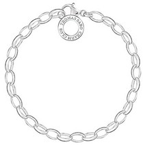 thomas sabo x0031-001-12 여성용 참 팔찌 클래식 참 클럽 925 스털링 실버 1950 cm 은 돌 없음