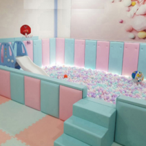 아기방 유아벽쿠션 벽매트 침대 놀이방 태권도장 거실복도 거실 핑크외 30X30 40X40, 스카이