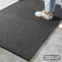 학교 공공기관 출입문 흙먼지제거 발매트 발닦개 발닦이 고시텔 미끄럼방지, 100X120(블랙)