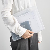 투명 플라스틱 문서 서류 A4종이 보관통 정리함 학생 좋은 상자 추천 문구