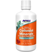NOW Colloidal Minerals Liquid 나우 콜로이드 미네랄 액상 32oz (946ml) 2팩, 946ml