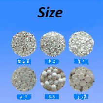 1-10mm 알루미나 활성제 볼 필터 R & D 세라믹 분말 용 건식 건조제 산화 알루미늄 약 직경 흡착제 및 건조제, Dia 6-8mm_6