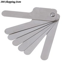 측량 1pc 치과 간접 근위 감소 게이지 측정 치아 갭 메트릭 feeler ss 왕복 ipr 치열 교정 도구, 한개옵션0