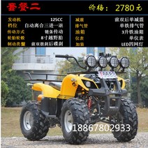 축전동 대소 비치카 4륜 오프로드 모터사이클 전지형 4구동 대형 산악 가솔린 스포츠카, B