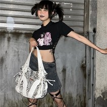 y2k 가방 패션 숄더백 복고풍 빈티지 디자인 감각 일본 키치 하이틴 스타일