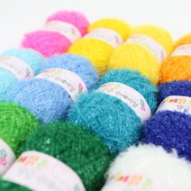 해맑은 수세미실/아크릴/위생수세미/폴리실 프랜즈얀, 25 브라운