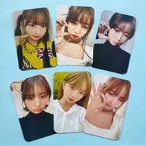 포카 포토카드 시즌그리팅 6 개대 Kpop IVE 카드 앨범 후 Photocard 자체 제작 컬렉션 LOMO 팬 선물 세트, [04] Rei