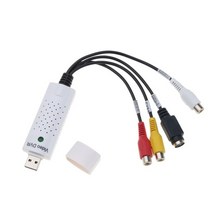 usb 캡쳐 보드 카드 캡처보드 . 비디오 캡처 그래버 오디오 어댑터 디지털 변환기, 1개, 단일, White