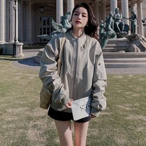 아메리칸 항공 점퍼 패션 캐주얼 숏 여성 코트
