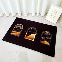 비밀의문 타로 스프레드천 러그 매트, 대 가로90cm 세로60cm