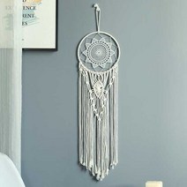 드림캐쳐 마크라메 월행잉 가랜드 거실벽면 라탄 인테리어 벽장식 방꾸미기, 마크라메 월행잉-원형2번
