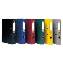 세로 A4 바인더 자동차 등록증 케이스 커버 아치 파일 7CM 전표철 거래명세표 보관 차량 화일 표지 포트폴리오 박스 서류 보관철 거래명세서 상장 장부 고급 합지 영수증 문서 6색, 회색(412026)