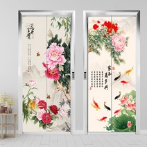 이더맨스티커 신 중국식 엘리베이터 문 시트지 팬시 장식 일러스트스티커 입주 간 행운 여의 4278863141, 엘리베이터 스티커 소유 사이즈 이상이