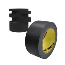 3M 2510 흑색 마스킹 종이 화지 테이프, 3M 2510 흑색 마스킹테이프 12mm