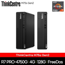 레노버 씽크센터 M75s G2 11JBS00A00 R7 PRO-4750G 4GB 128GB FreeDos 58356