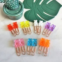 기타 바보사랑[룸스토리]룸스 젤리베어 다이어리 클립, 핑크
