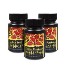 콜레우스포스콜리60정X3통 다이어트보조제 혈압감소도움 다이어트콜레우스포스