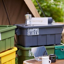 캠핑바이브스 멀티 카고박스 특대형 53L, 샌드 베이지, 1단