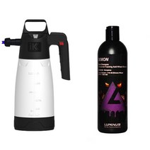 IK 산업용 압축분무기 폼프로2 폼 1.25L+루미너스 데몬 500ml DEMON 휠 샴푸
