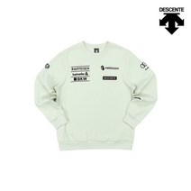 [데상트] G남성 스위스 스키팀 직자수 그래픽맨투맨 SM321SHT91-LIM0