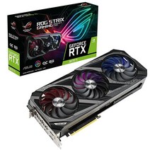 ASUS ROG Strix NVIDIA 지포스 RTX 3070 Ti OC 에디션 게이밍 그래픽 카드 PCIe 4.0 8GB GDDR6X HDMI 2.1 디스플레이 포트 1.4a A, Graphic Card