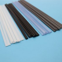 플라스틱 용접봉 ABS PP HDPE PPR PVC UPVC CPVC 범퍼 수리 납땜 스틱 전극 열풍 건 용접기 용접용, Clear 1m 2pcs_CPVC