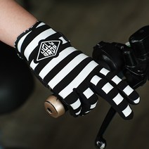 클래식 핸들 겨울 바이크 가죽 글러브 할리데이비슨 장갑 브라운 용품 라이더 기린 썬즈오브아나키 스키 숏타입 기모, XL, [UBG-585]스트라이프 흑백
