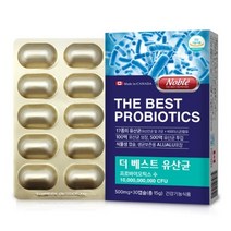 노블 더베스트 유산균 프리바이오틱스 비피더스균 유산균 알약 30캡슐, 30캡슐 x 8개