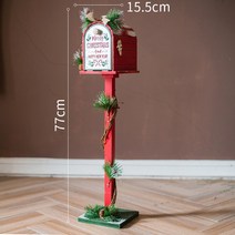 스탠드우편함 유럽풍 인테리어 빨간 우체통 우편함 루프 전원주택 스위트홈, 크리스마스 버드하우스(A타입)