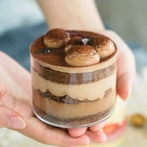 티라미수용기 샌드위치 포장 일회용 그릇 보틀 케이크 배달 용기 무스 컵 상자 디저트 캔, 뚜껑없는 200ml 원형컵500개입 FCL, 보여진 바와 같이