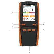 정확한 측정 분석오존 분석기 O3 휴대용 공기 측정용 가스 감지기 지능형 센서 측정기, 한개옵션0