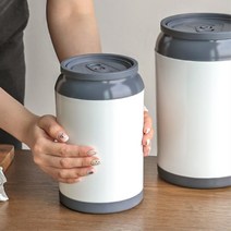 캔 탁상용 사무실 휴지통 스윙 쓰레기통 작업실 유치원 야외 욕실 원룸, 1개, 피즈 스윙 휴지통 5L