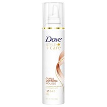 Dove STYLEcare 컬 디파이닝 무스 소프트 홀드 7온스, [01] 깨끗한 향기, [01] 7온스(1팩)