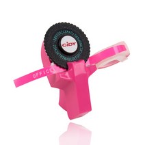 날인기 유통기한 마킹기 휴대용 라벨 프린터 미니 수동 메이커 DIY 3D 엠보싱 라이터 타자기 플라스틱 테이, 08 8